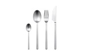 Zastawa stolowa - Gense Cutlery set Norm 16 pcs Matt steel - 26914