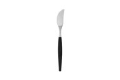 Zastawa stolowa - Gense Table knife Focus de Luxe 20 cm Black/Matte steel - 20486