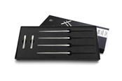 Zastawa stolowa - Gense Chopsticks Focus de Luxe 23 cm 6 pieces Black/Matte - 20489