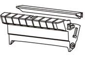 Akcesoria do drukarek - Zebra - front bezel dispenser - P1027135-044