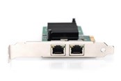 Adapter Sieciowy  (karta sieciowa, serwer druku, itp.) - DIGITUS 2-Port Gigabit Ethernet PCI Express Card - DN-10132