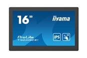 Monitor - 15.6" iiyama ProLite T1624MSC-B1 - 1920x1080 - 60Hz - IPS - T1624MSC-B1