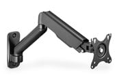 Uchwyt na monitor - DIGITUS Single Gas Spring Monitor Wall Mount - DA-90425