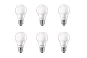 Zarówka LED - Philips Żarówka światła LED Standard 4.9W/827 (40W) Frosted 6-pack E27 - 929003540256
