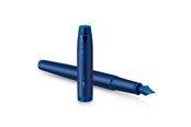 Przybory do pisania i rysowania - Parker IM Monochrome Fountain Pen | Blue Finish and Trims | Fine Nib | Blue Ink | Gift Box - 2172963