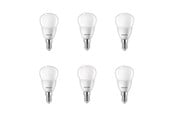 Zarówka LED - Philips Żarówka światła LED P45 4.9W/827 (40W) 6-pack E14 - 929003546596