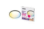 Inteligentny dom - WiZ SuperSlim Smart Ceiling Light Black 22W Tunable White & Dimmable - 929003226801