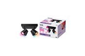 Inteligentny dom - WiZ Imageo 4x Adjustable Smart Spotlight with Square Plate Tunable White & Color Black - 929003211401