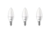 Zarówka LED - Philips Żarówka światła LED Candle 2.8W/827 (25W) Frosted 3-pack E14 - 929003546693
