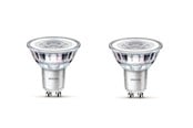 Zarówka LED - Philips Żarówka światła LED Classic 3.5W/840 (35W) 36° 2-pack GU10 - 929001218092