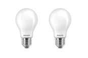 Zarówka LED - Philips Żarówka światła LED Classic 7W/827 (60W) 2-pack E27 - 929001243092