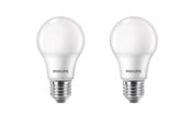 Zarówka LED - Philips Żarówka światła LED Standard 8W/827 (60W) Frosted 2-pack E27 - 929002306282