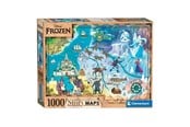 Puzzle - Clementoni Puzzle 1000 Pieces Story Maps Frozen Floor Podłoga - 39666