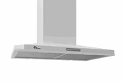Wyciagi powietrza - THERMEX Decor 787 Wall, 700 mm, Without motor, White - 527.41.7871.0