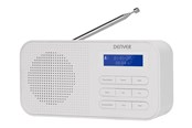 Radio DAB i budzik - DENVER DAB-42 - DAB portable radio - DAB/DAB+/FM - Mono - DAB-42WHITE