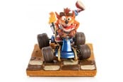 Drobiazgi - First 4 Figures - Crash Team Racing Nitro-Fueled Resin Painted Statue: Crash in Kart (Standard Edition) - Figurka - 5060316625163