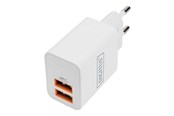 Telefon - Adapter i Ładowarka - DIGITUS power adapter - 2 x USB - 15.5 Watt - DA-10061