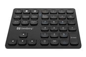 Klawiatura - Sandberg Wireless Numeric Keypad Pro - Blok numeryczny - Czarny - 630-09