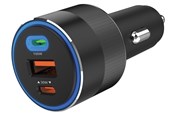 Telefon - Adapter i Ladowarka - Sandberg Car Charger 3in1 130W USB-C PD - 441-49