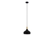 Lampy - EGLO SABINAR pendant Ø280 black - 900162