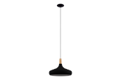 Lampy - EGLO SABINAR pendant Ø400 black - 900163