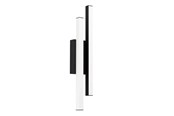 Lampy - EGLO SERRICELLA outdoor wall lamp 2L black/white - 900133