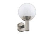 Inteligentny dom - EGLO NISIA-Z outdoor wall lamp stainless steel/white - 900265