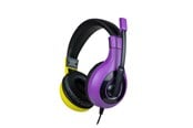 Sluchawki, zestaw sluchawkowy - BigBen Interactive Stereo Gaming Headset V1 - Purple + Yellow - SWITCHHEADSETV1P+Y