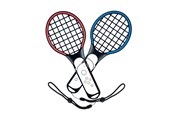 Akcesoria dla graczy - BigBen Interactive 2 Tennisrackets for Joy-Con (Nintendo Switch) - Controller - SWITCHRACKETS