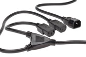 Kabel zasilajacy (wewnetrzny) - DIGITUS Y-power Cord Cable - AK-440400-017-S