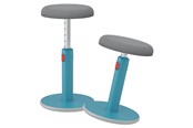 Ergonomia - Leitz Stołek Ergo Cosy do pracy w pozycji siedzącej i półstojącej,Morski niebieski - 65180061