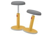 Ergonomia - Leitz Stołek Ergo Cosy do pracy w pozycji siedzącej i półstojącej Ciepły żółty - 65180019