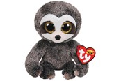 Plusz - Ty Beanie Boos - Dangler Two Tone Grey Sloth 15cm - 0008421362158