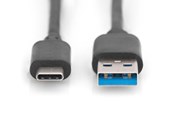Kabel USB - DIGITUS USB Type-C to Type-A - 1m - DB-300136-010-S