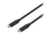 Kabel USB - DIGITUS - USB-C cable - USB-C to USB-C - 1 m - AK-300139-010-S