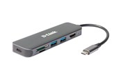 Stacja dokująca - D-Link DUB-2327 - docking station - USB-C / Thunderbolt 3 - HDMI - DUB-2327