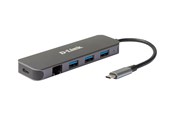 Stacja dokująca - D-Link DUB-2334 - docking station - USB-C - HDMI - GigE - DUB-2334