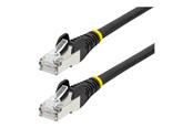 Kabel sieciowy - StarTech.com 1.5m CAT6a Ethernet Cable - 1.5 m - black - Czarny - 1m - NLBK-150-CAT6A-PATCH