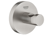 Akcesoria lazienkowe - Grohe Essentials Towel hook, Supersteel - 40364DC1