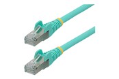 Kabel sieciowy - StarTech.com 1.5m CAT6a Ethernet Cable - 1.5 m - aqua - Niebieski - 1m - NLAQ-150-CAT6A-PATCH