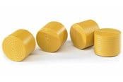 Samochody i pojazdy - Bruder Access.: 4 round hay bales ockery for Claas Rolland 250 - BR2344