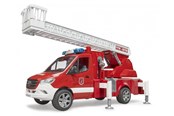 Samochody i pojazdy - Bruder MB Sprinter fire engine with ladder waterpump and L & S Module - BR2673