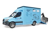 Samochody i pojazdy - Bruder Mercedes-Benz Sprinter Transporter zwierząt z koniem - 02674