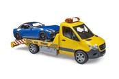 Samochody i pojazdy - Bruder MB Sprinter transporter with Roadster and L & S Module - BR2675