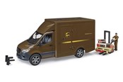 Samochody i pojazdy - Bruder MB Sprinter UPS with driver and accessories - BR2678