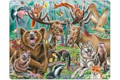 Puzzle - Larsen Puzzles Happy Forest Selfie - LA-CZ2