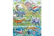Puzzle - Larsen Puzzles Dinosaurs that fly run and dive - LA-FH49