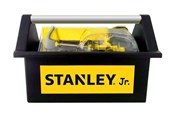 Kreatywne gry - Stanley Open Toolbox + 5 pc Toolset Hammer Screwdriver Philips Screwdriver Flat Square Safety Goggle Open Toolbox - TBS005-06-SY