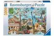 Puzzle - Ravensburger Big City Collage 5000p - 10217118