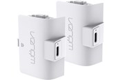 Akcesoria dla graczy - Venom Xbox Twin Rechargeable Battery Packs White - Microsoft Xbox One - VS2872
